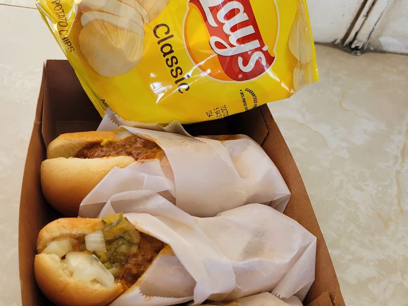 Taylor Brothers Hot Dog Stand food